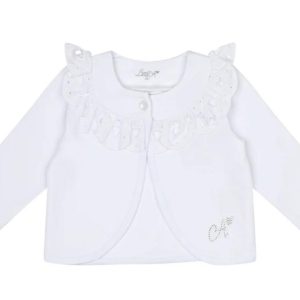 Little A Jessica White Summer Cardigan Age 9M or 12M
