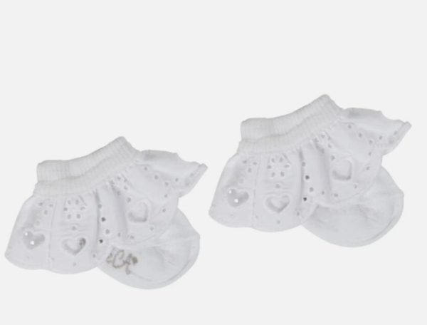 Little A Jen Sun Hat & Socks Set Size 0M or 6M - Image 3