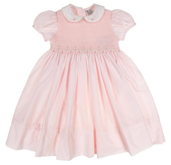 Sarah Louise C7501 Summer Pink Smocked Dress