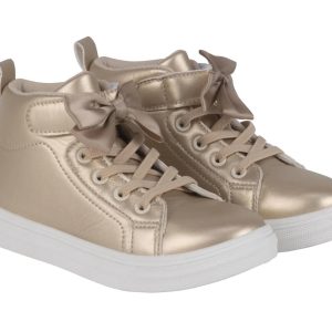 Little A Gold Hi-Top Size 25/7