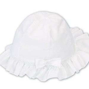 Sarah Louise 003631P White Summer Hat