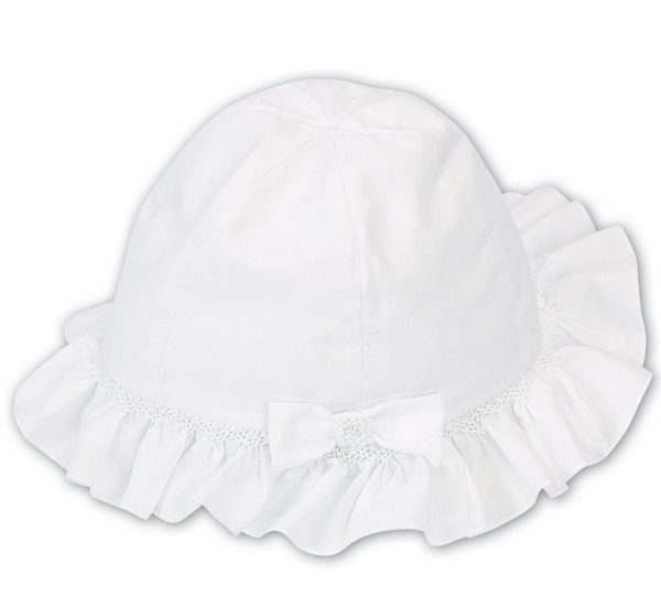 Sarah Louise 003631P White Summer Hat
