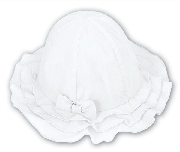 Sarah Louise 003628P White Summer Hat