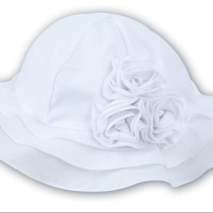 Sarah Louise 003632 White Summer Hat