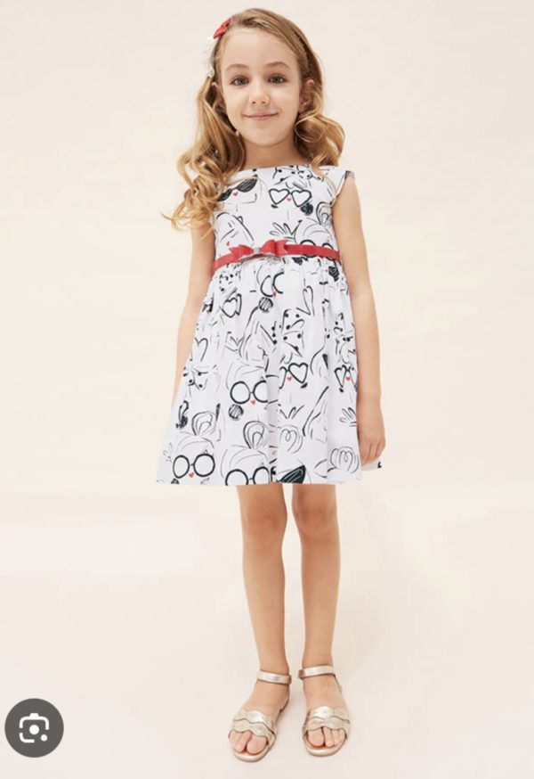Mayoral 3921 Summer Dress & Belt Age 4 Years
