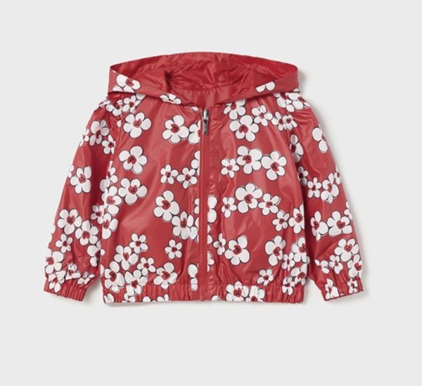 Mayoral 1410 Summer Reversible Red Summer Jacket Size 24M - Image 2