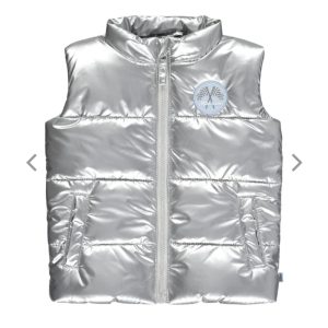 Mitch & Son Enzo Silver Metallic Gilet Age 3 Years