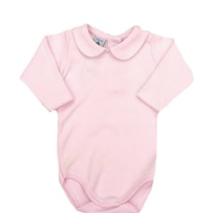 Babidu 1190 Pink Long Sleeve Vest Sizes 0M or 1M