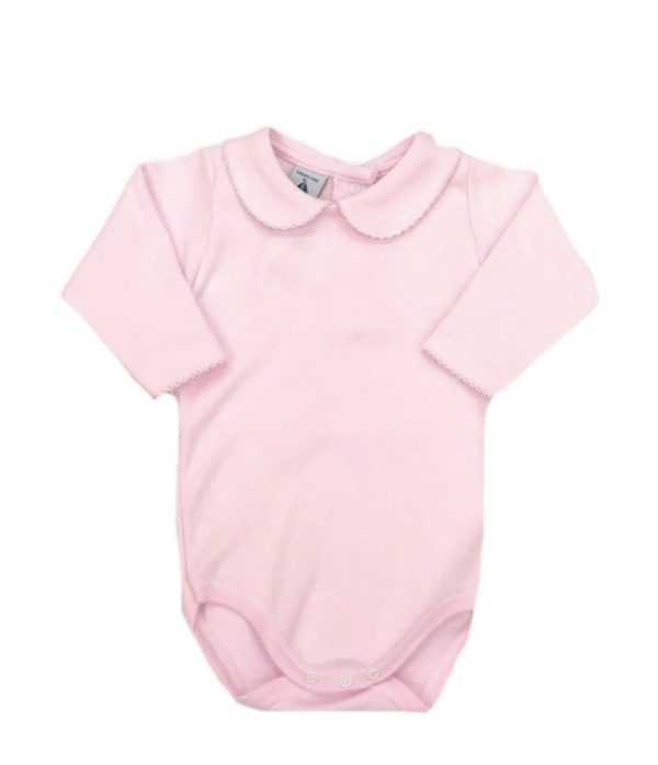 Babidu 1190 Pink Long Sleeve Vest Sizes 0M or 1M