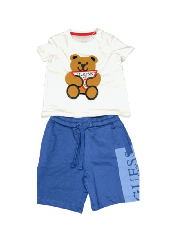 Guess Summer Teddy Shorts Set Age 3
