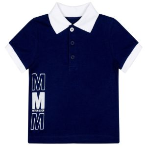 Mitch & Son Wells Summer Navy Polo Shirt Age 3