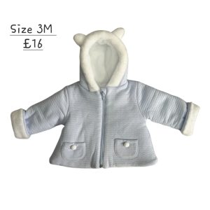 Deolinda 241204 Blue Winter Padded Jacket Age 3M
