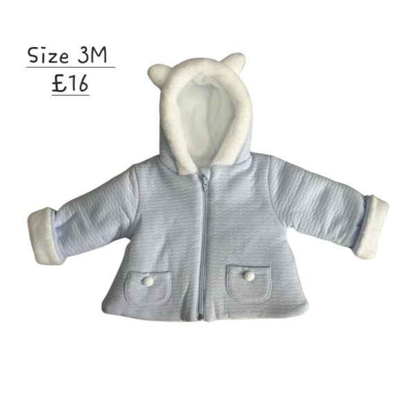 Deolinda 241204 Blue Winter Padded Jacket Age 3M