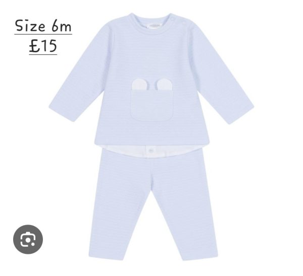 Deolinda 241902 Blue Bunny Tracksuit Age 6M