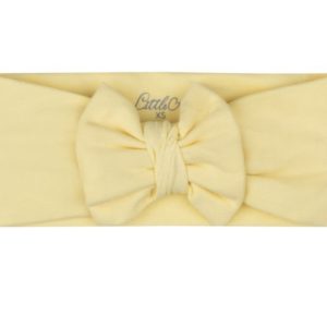 Little A Jeanie Summer Yellow Bow Hairband Sizes XS or Small