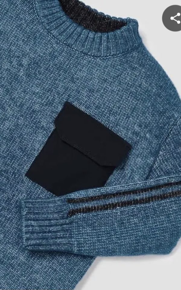 Mayoral 4326 Blue Woolen Winter Jumper Age 4 or 6 Years - Image 3
