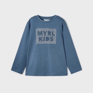 Mayoral 173 Blue Long Sleeve T-Short Age 5 Years
