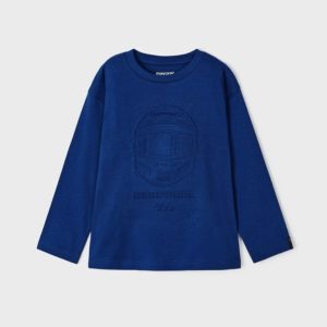 Mayoral 4020 Royal Blue Long Sleeve T-Short Age 4 Years