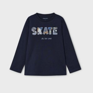 Mayoral 4050 Navy Long Sleeve T-Short Age 3, 4 or 6 Years