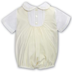 Sarah Louise 013564 White & Lemon Summer Romper