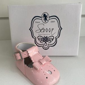 Sevva Pram Shoe Size 18 Pink