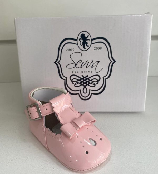 Sevva Pram Shoe Size 18 Pink