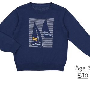 Mayoral 3347 Summer Boats Navy Jumper Age 3