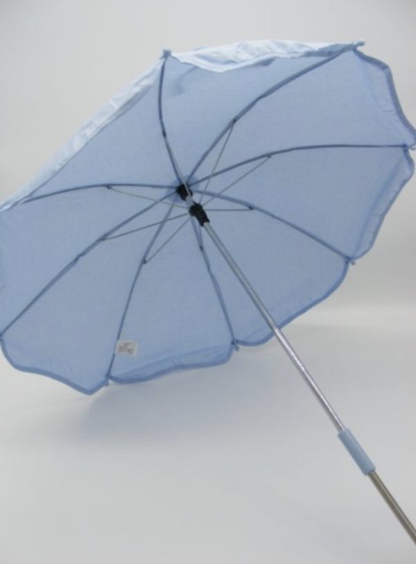 Pesci 0235B Blue Poly/Cotton Parasol - Image 3