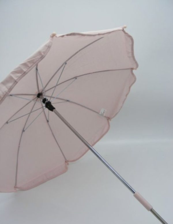 Pesci 023P Pink Poly/Cotton Parasol - Image 3