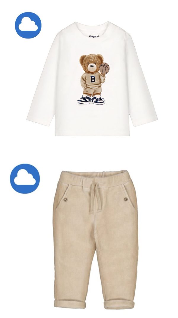 Mayoral 2510/2058 Winter T-Shirt & Knit Pants Set Preorder Exp End August