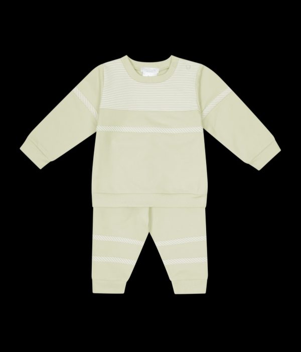 Deolinda 25902 Sage & White Tracking Suit Preorder Exp End of August