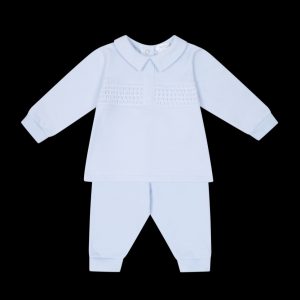 Deolinda 25912 Blue Collared Tracking Suit Preorder Exp End of August