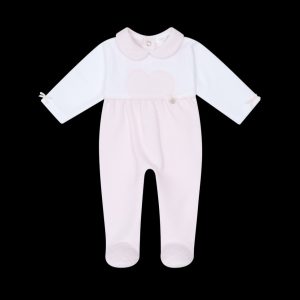 Deolinda 25116  Baby Pink Hearts & Stars All in One Preorder Exp End of August