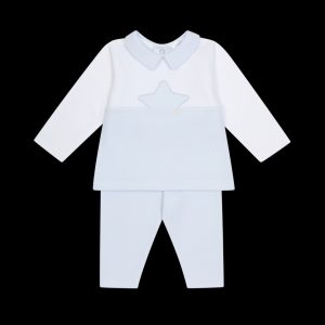 Deolinda 25908 Hearts & Stars Sky Blue Tracking Suit Preorder Exp End of August
