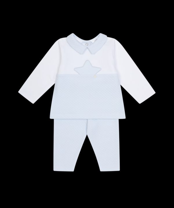 Deolinda 25908 Hearts & Stars Sky Blue Tracking Suit Preorder Exp End of August