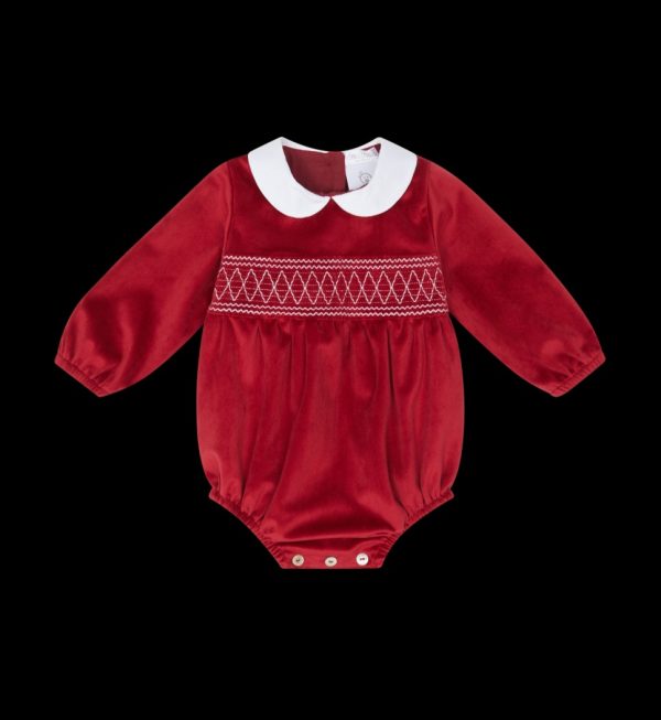 Deolinda 25508 Napoli Red Winter Romper Preorder Exp End of August