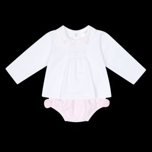 Deolinda 25722 Wonder White & Pink Bloomers Set Preorder Exp End of August