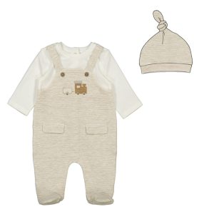 Mayoral 2609  Winter Dungaree with Hat (Preorder Exp End of August)
