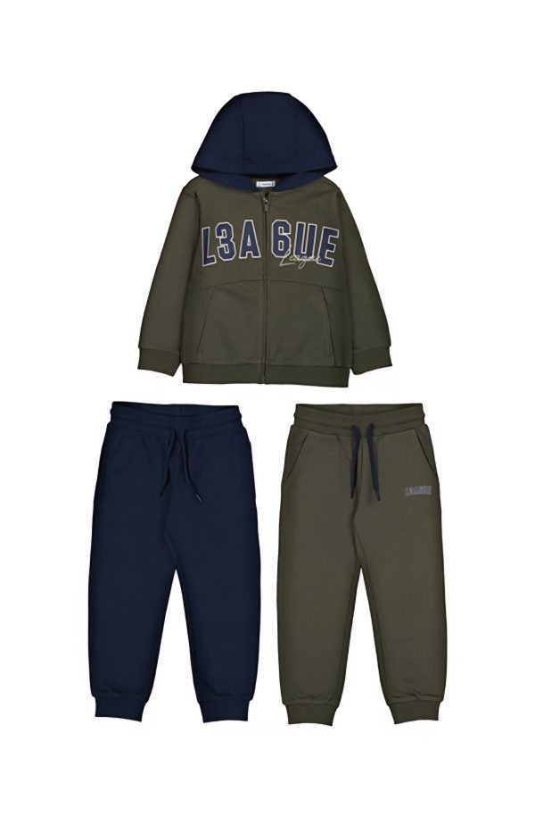 Mayoral 907 Olive 3 Piece Winter Tracksuit Preorder Exp End August