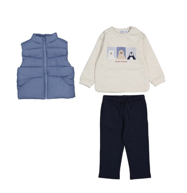 Mayoral 2649 Winter Gilet 3 Piece Set Preorder Exp End August
