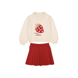 Mayoral 4932 Winter Red Skirt Set Preorder Exp End August