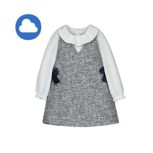 Mayoral 4990 Winter Ocean Pinafore Dress Preorder Exp End August