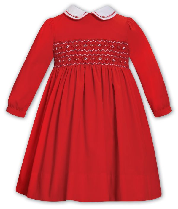 Sarah Louise 013797 Red Winter Dress (Preorder Expected End of August)