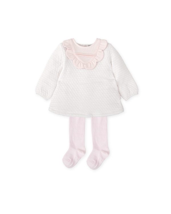 Tutto Piccolo 2289 Pink Winter Dress & Tights Preorder Due 31/08