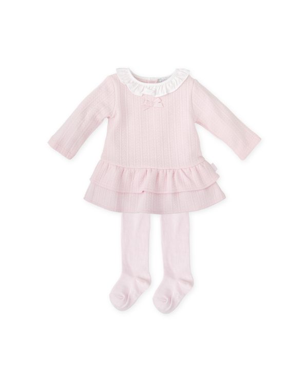Tutto Piccolo 2290 Pink Winter Dress & Tights Preorder Due 31/08