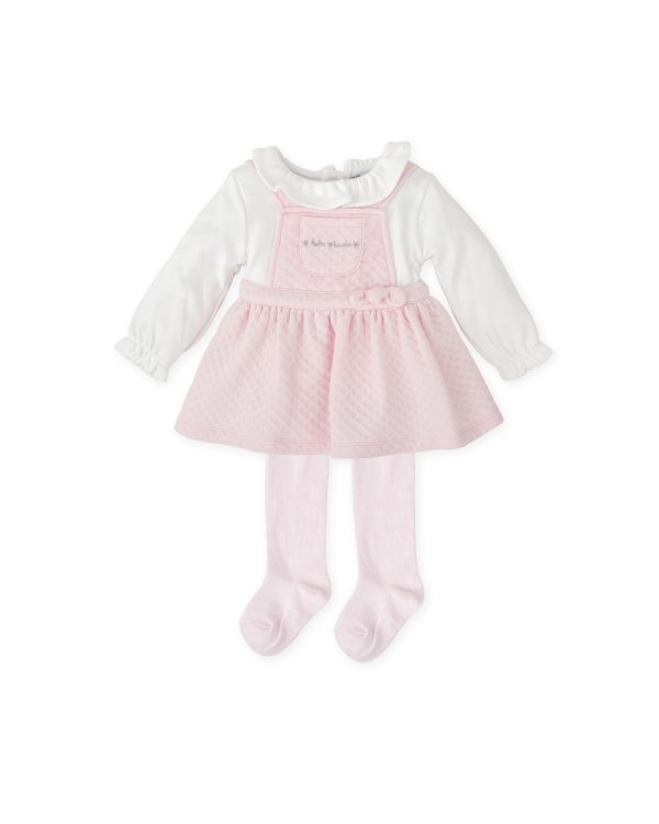 Tutto Piccolo 2292 Pink Winter Dress & Tights Preorder Due 31/08