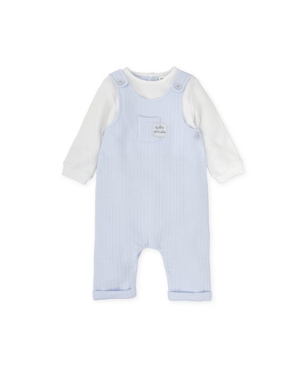 Tutto Piccolo 2441 Sky Blue Winter Babygrow no Feet Preorder Due 31/08