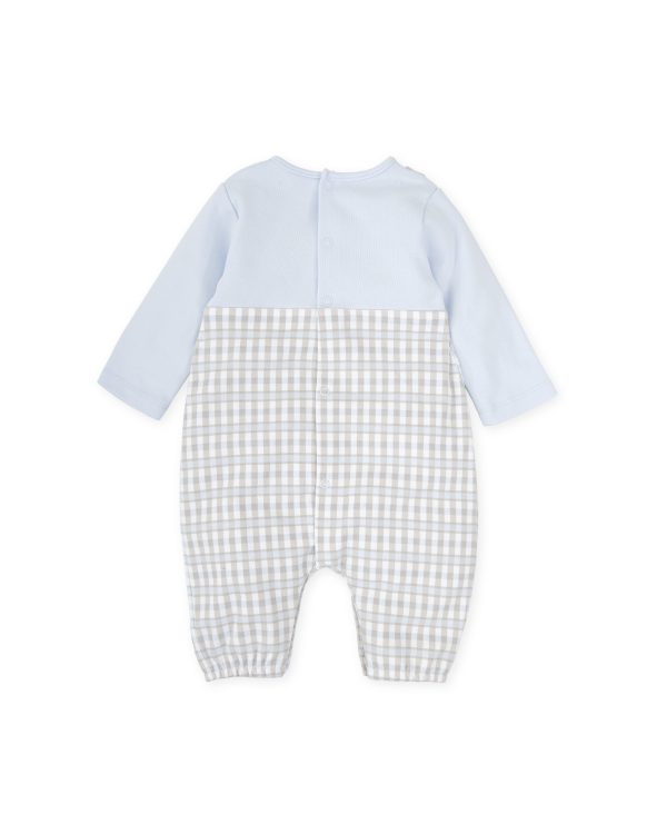 Tutto Piccolo 2442 Sky Blue Winter Dungaree Preorder Due 31/08 - Image 3