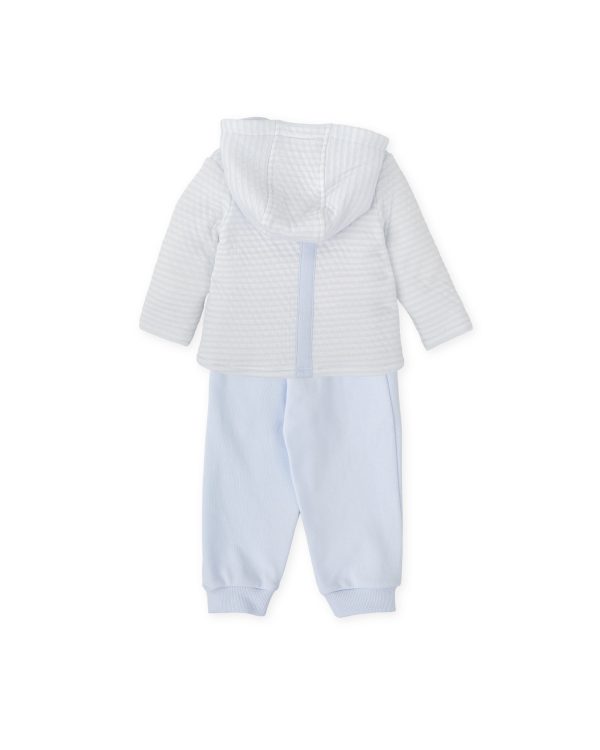 Tutto Piccolo 2708 Sky Blue Winter Hooded 2 Piece Set Preorder Due 31/08 - Image 3