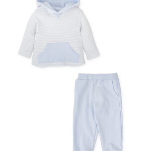 Tutto Piccolo 2708 Sky Blue Winter Hooded 2 Piece Set Preorder Due 31/08
